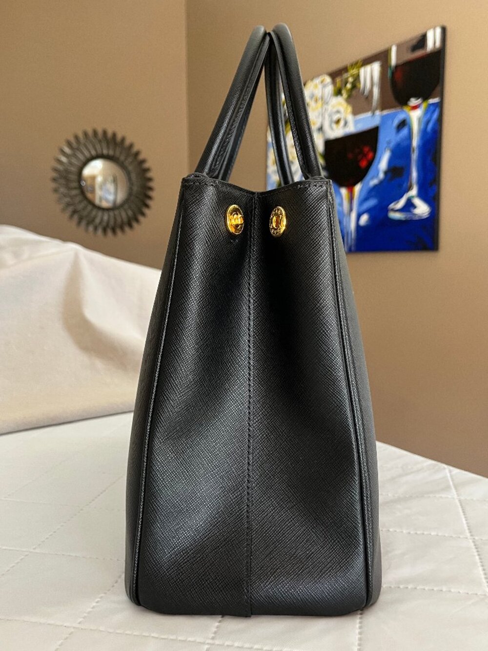 <<SOLD>> Prada Galleria Saffiano Leather Bag - Medium - Authentic - Picture 9 of 17